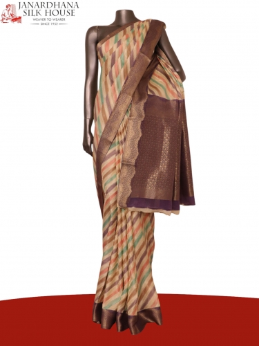 Pure Mysore Crepe Silk Saree